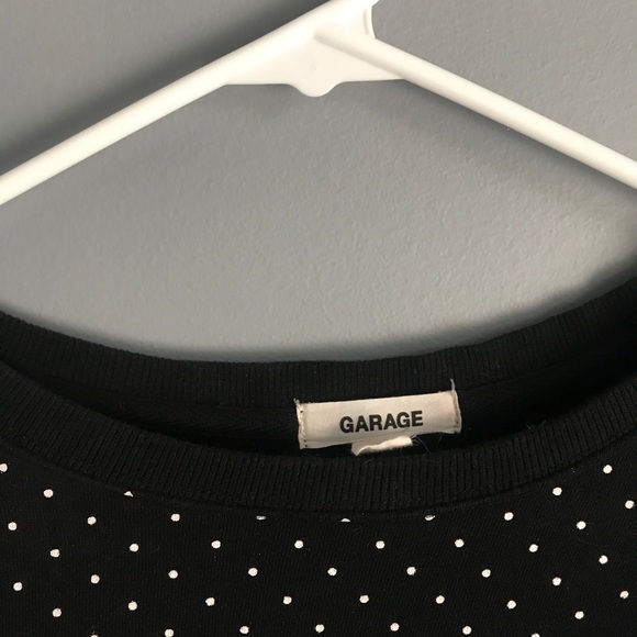 COPY - Garage Polka Dotted Sweat Shirt - Picture 3 of 4